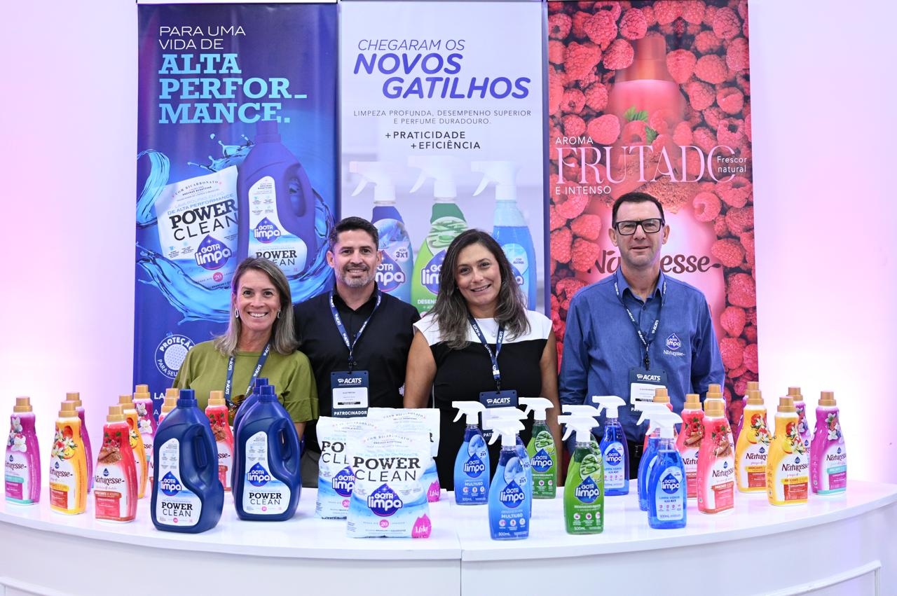 Presença da Gota Limpa no Encontro Regional de Supermercadistas da ACATS