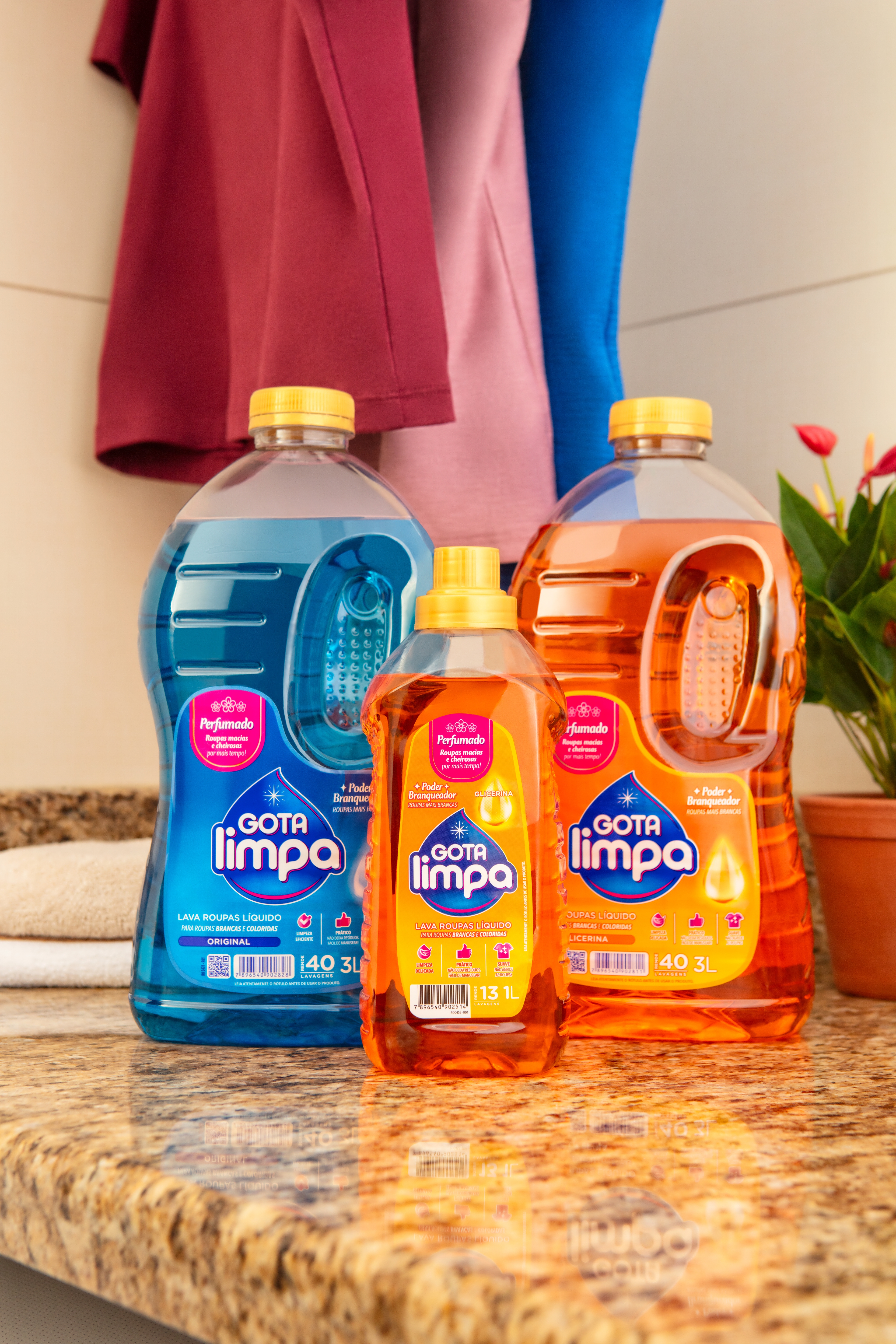 Lava roupas liquido Gota Limpa
