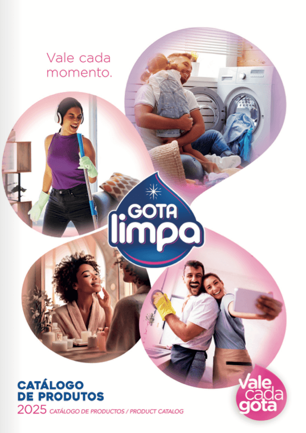 Capa do Catálogo Gota Limpa 2025