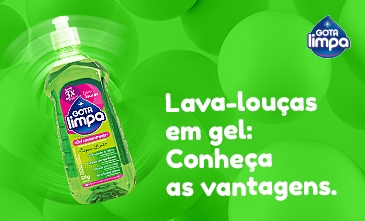 Lava-louça em gel concentrado rende mais?