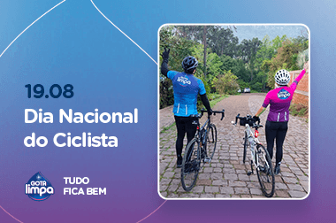 Dia Nacional do Ciclista: conheça Willian e Karin, os ciclistas Gota Limpa