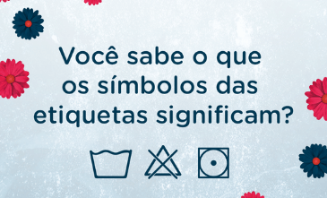 Símbolos nas etiquetas das roupas: entenda o que cada um significa