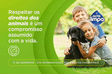 Respeitar os direitos dos animais é um compromisso