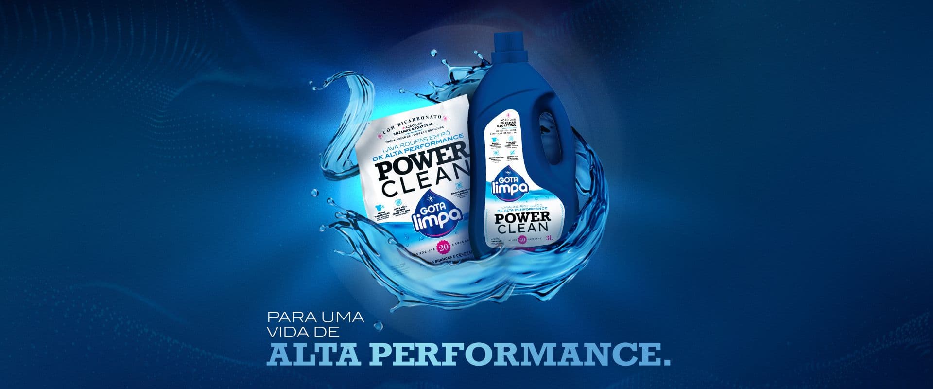 Power Clean Gota Limpa - Para uma Limpeza de Alta Performance