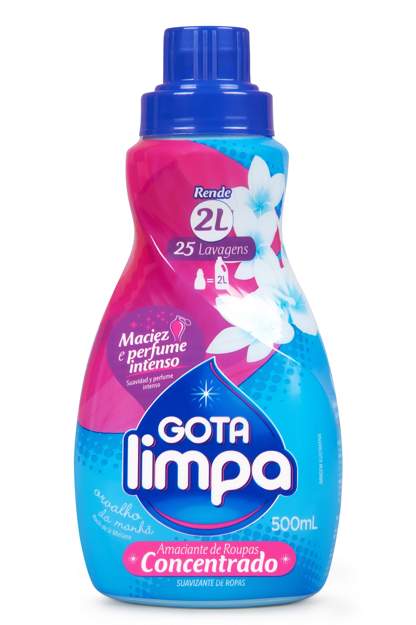 Gota Limpa Concentrated Fabric Softener Morning Dew 500ml