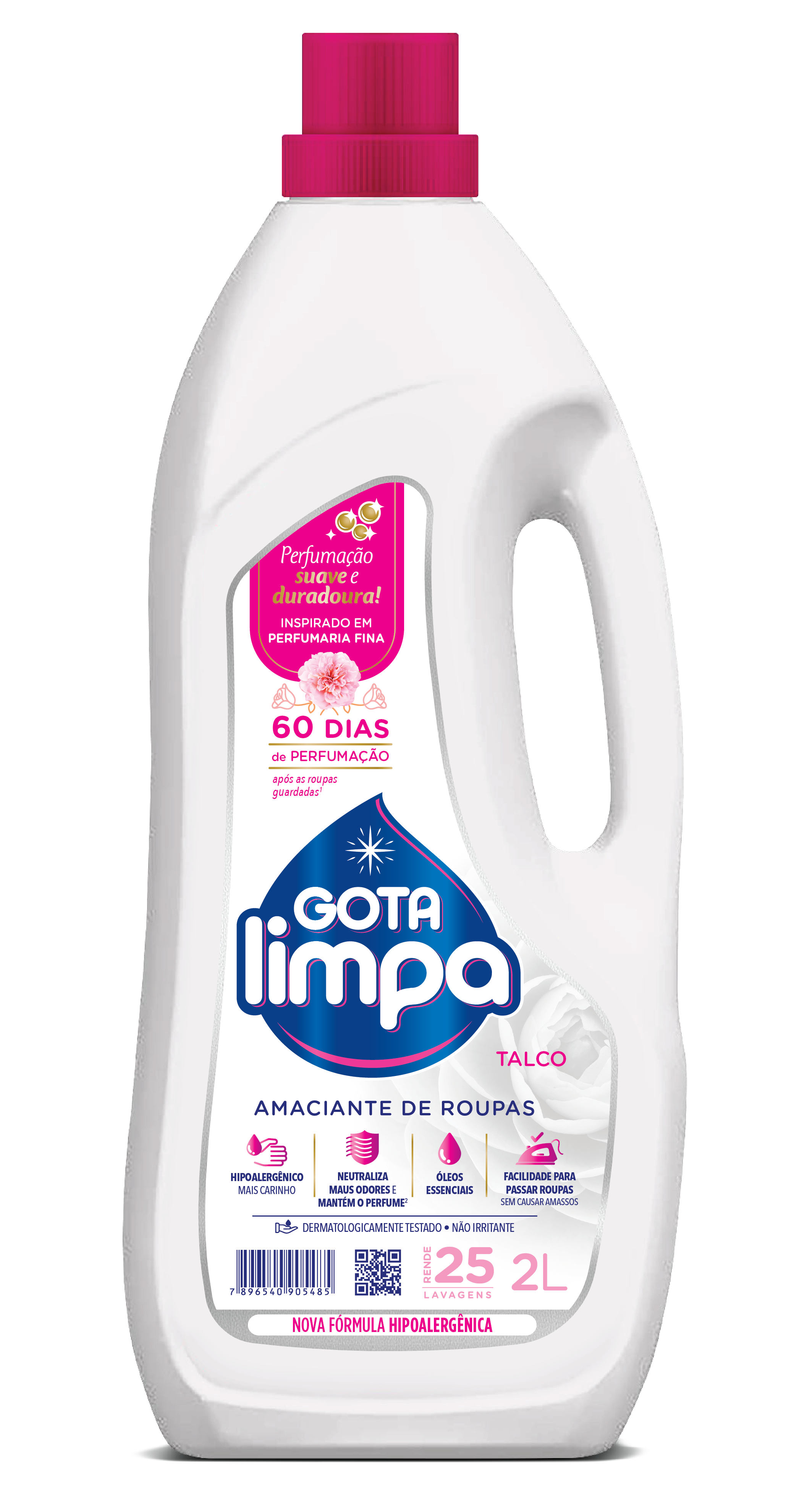 Gota Limpa Fabric Softener Talc 2L