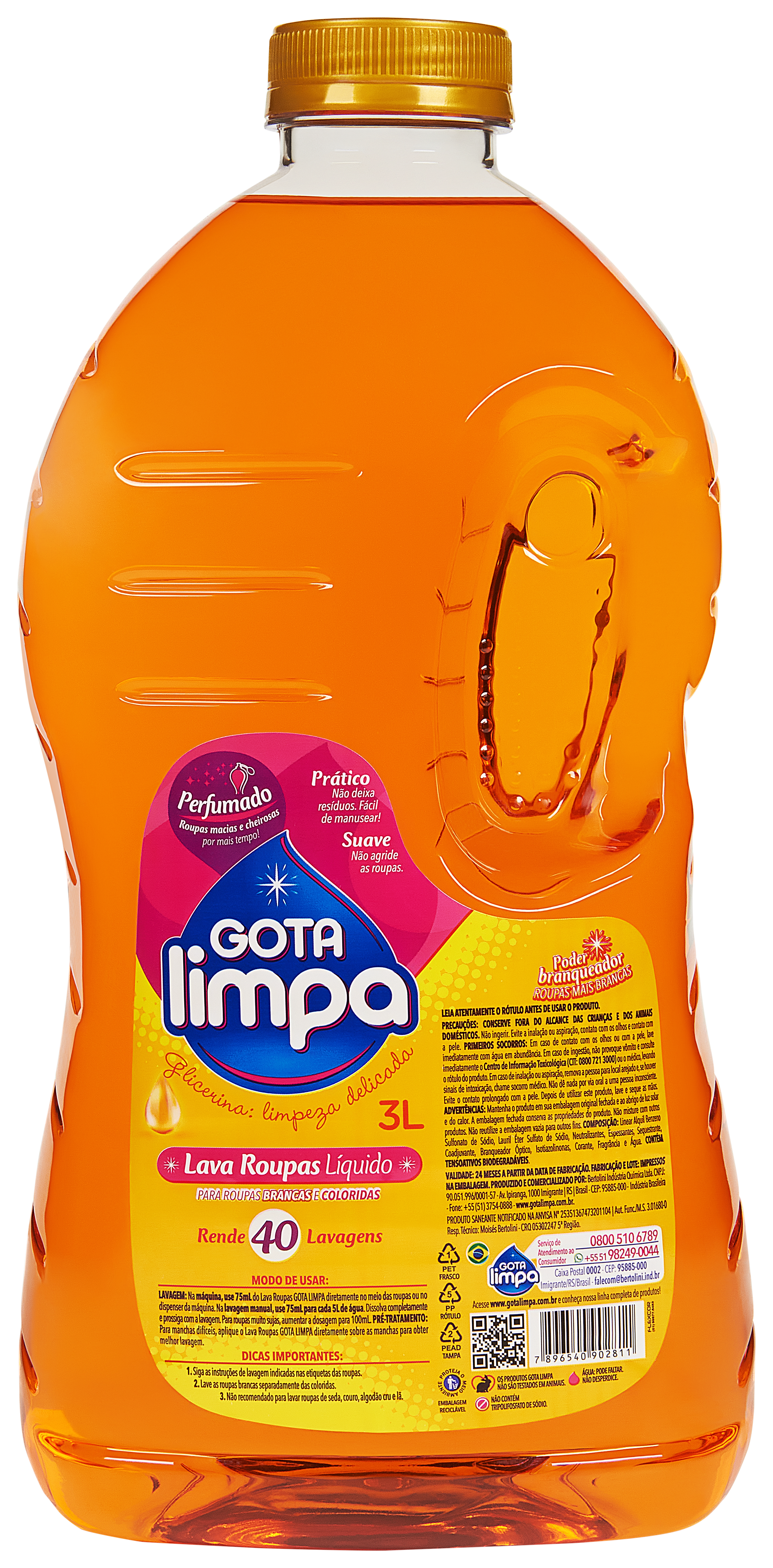 Jabón Líquido Gota Limpa Glicerina 3L