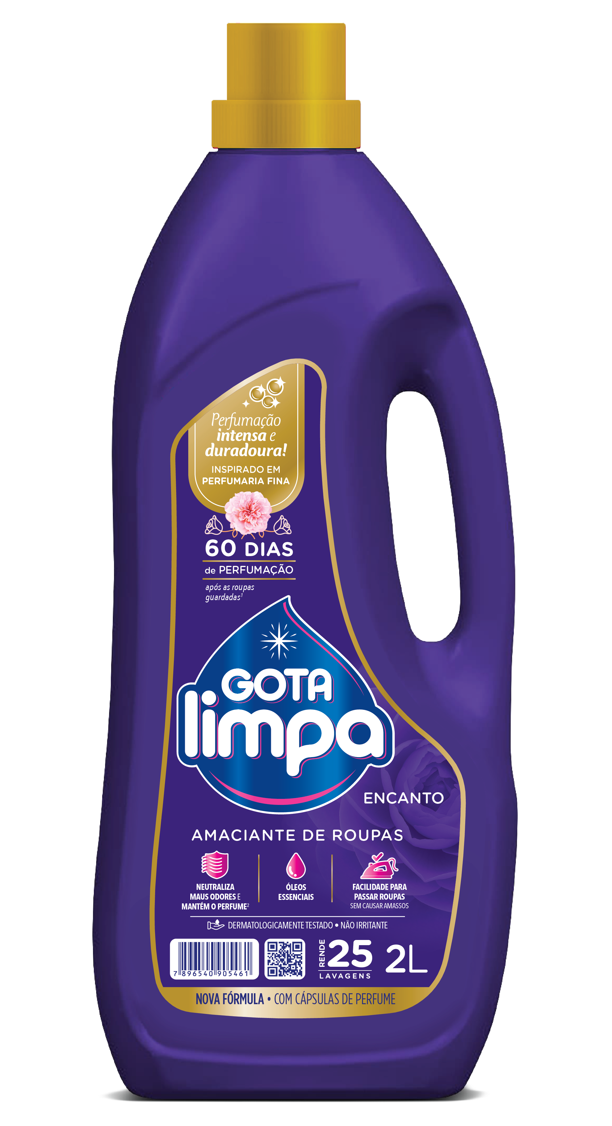 Fabric Softener Essências Encanto Floral 2L