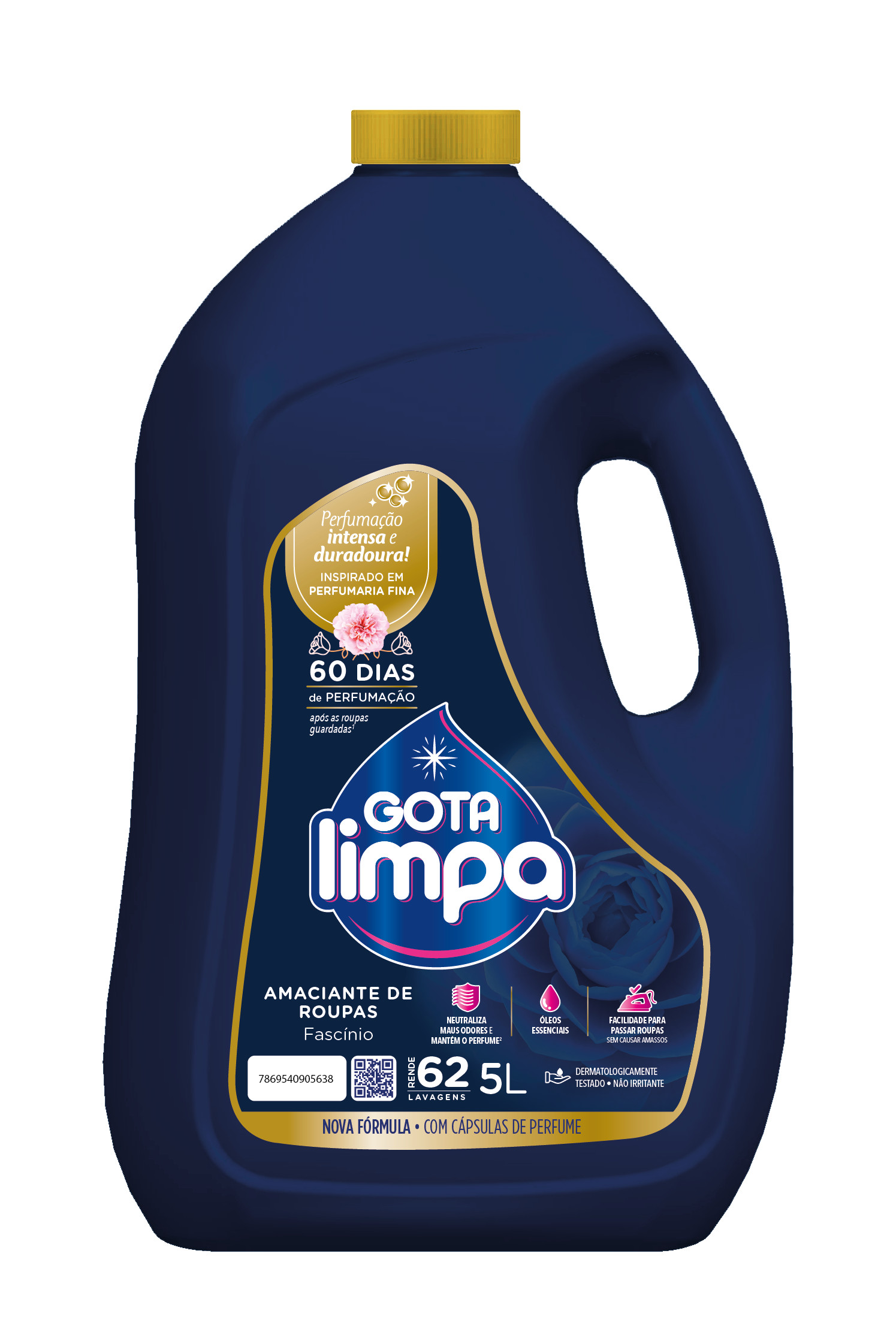 Fabric Softener Essências Fascínio Violeta 5L