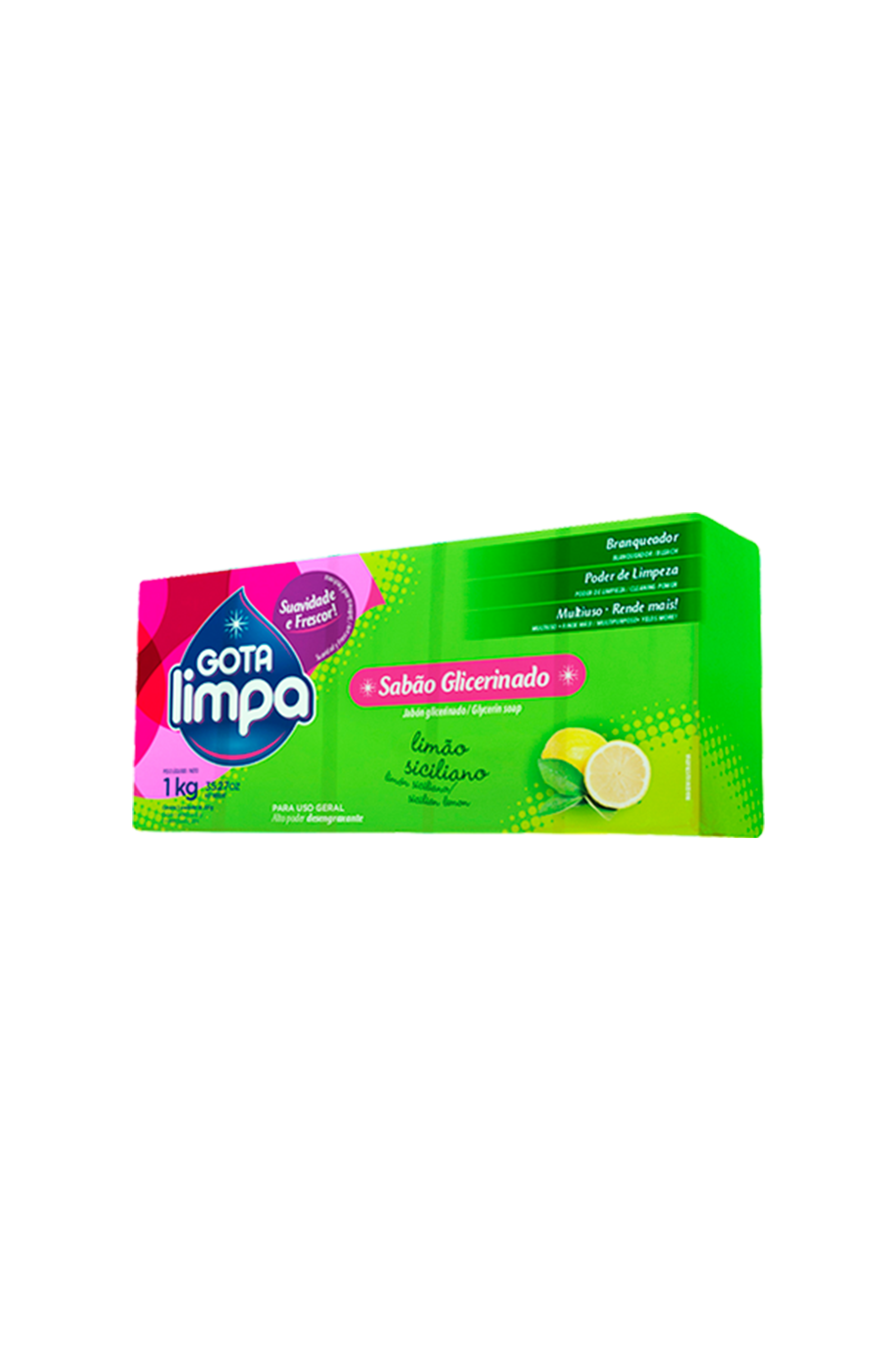 Gota Limpa Glycerin Soap Lemon 5x200g – 1kg