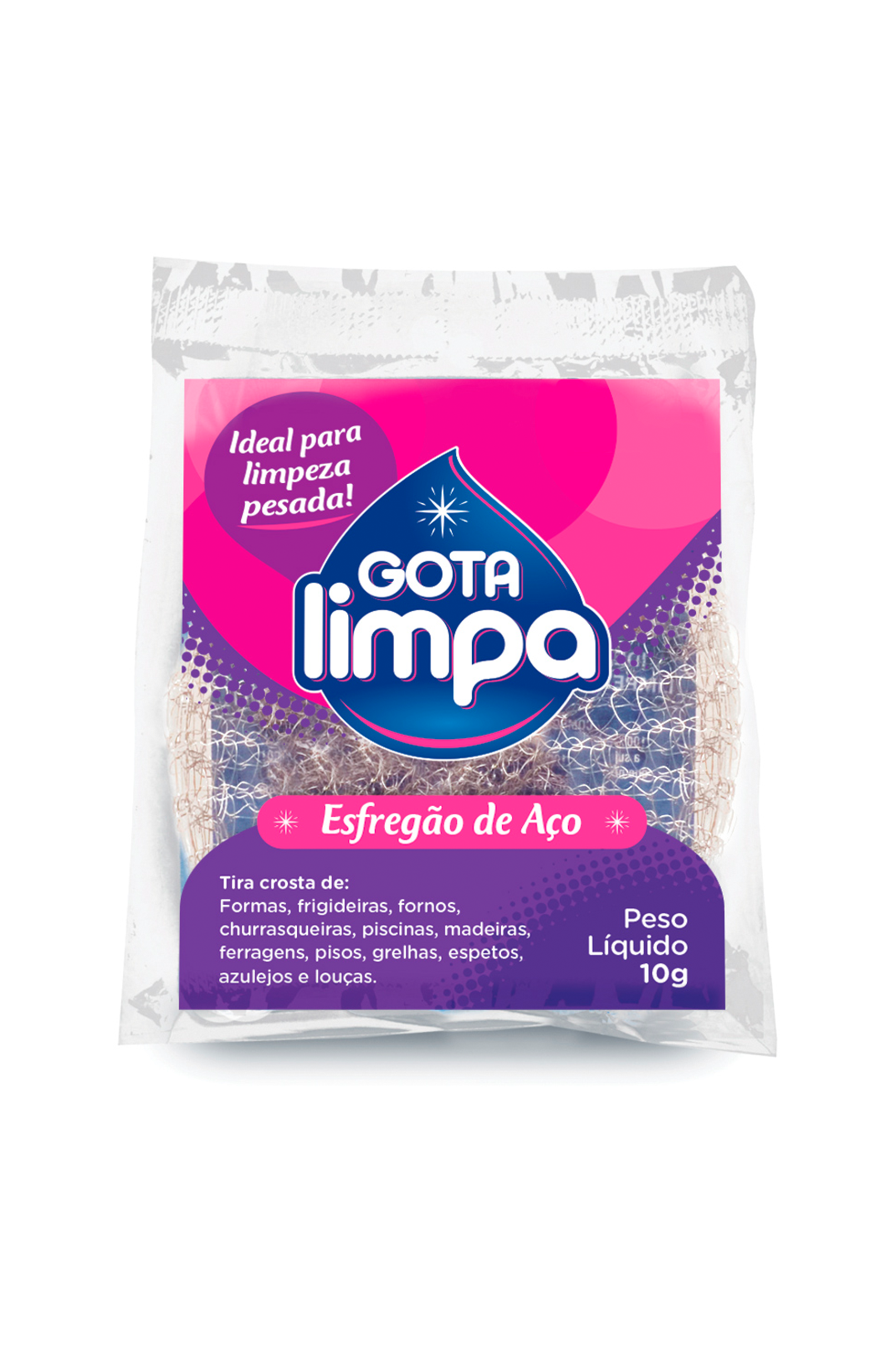 Gota Limpa Steel Scrubber