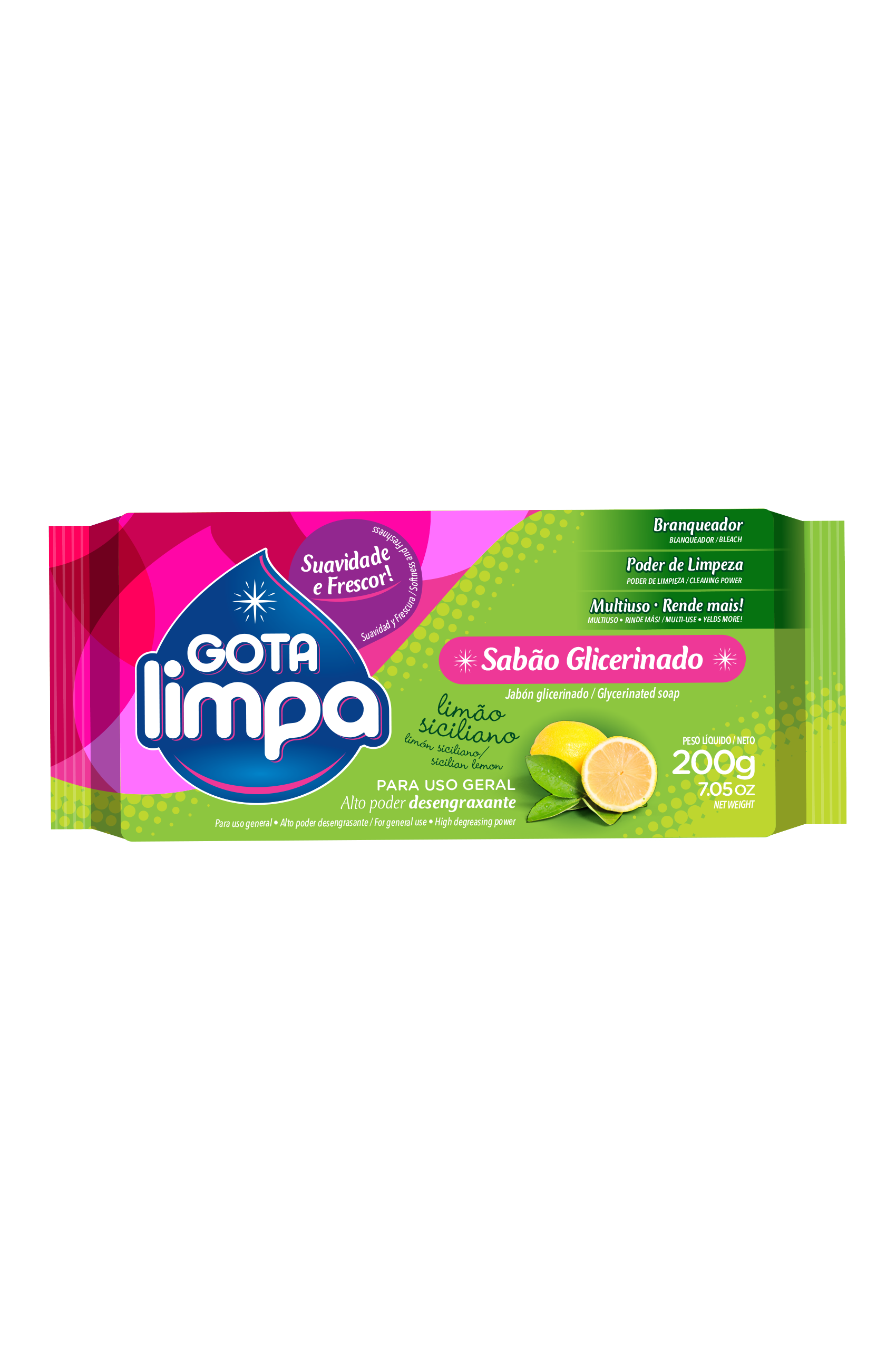 Jabón Glicerinado Limón 200g