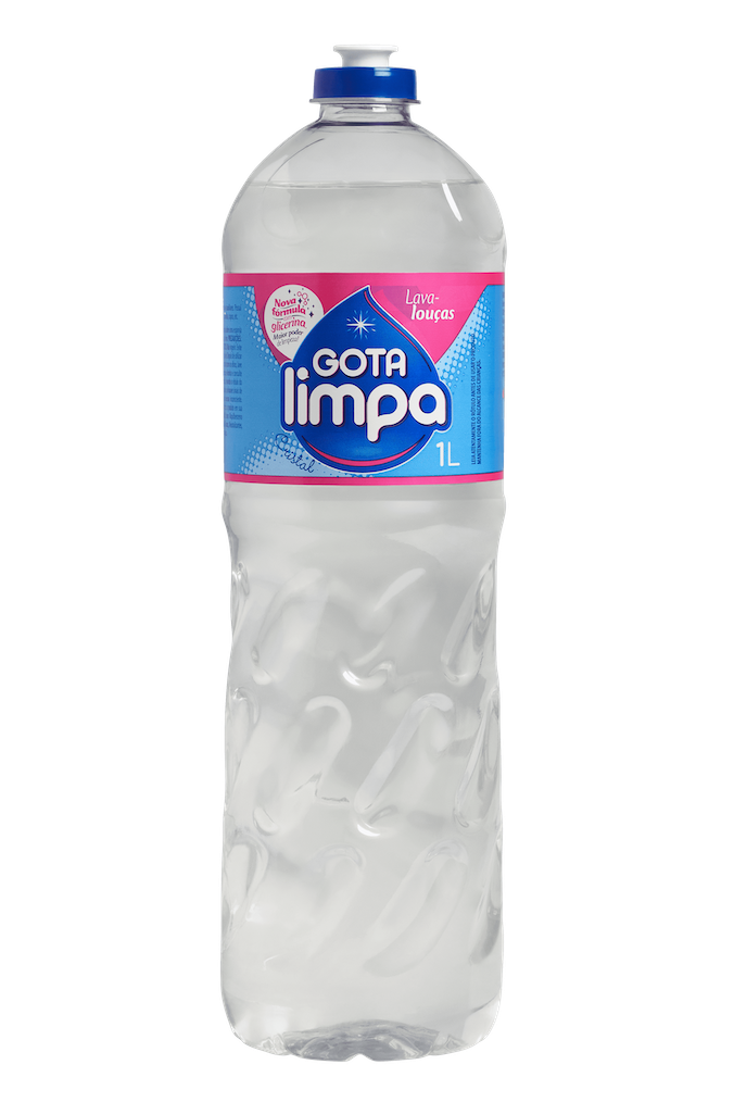 Gota Limpa Liquid Dishwashing Detergent Crystal 1L