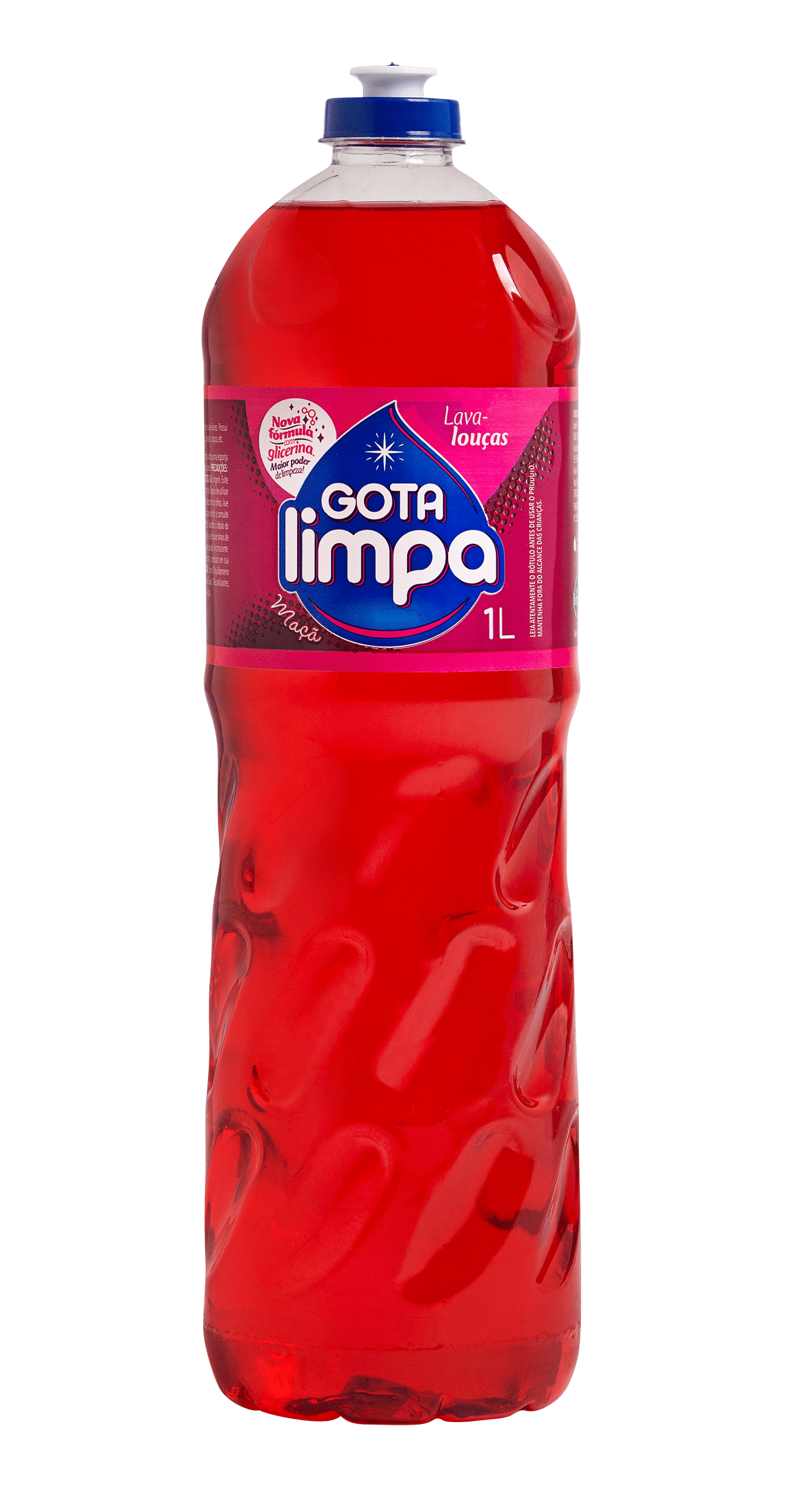 Gota Limpa Liquid Dishwashing Detergent Apple 1L